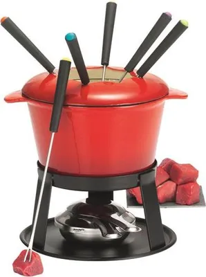Produktbild von Fondue-set 6 gabeln rot Tableandcook HHF0255