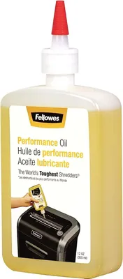 Produktbild von Fellowes Aktenvernichter-Öl, Inhalt: 355 ml, für Partikelschnitt- und Mikroschnitt Aktenvernichter