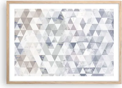 Produktbild von Gerahmtes Poster - Rahmen in heller Eiche - Abstraktion modern - 70x50 cm - Wand Bild - Wanddeko - Wandbilder - Wandposter - Bilderrahmen - Bilder - Kunstdruck - Wandbild - P2NAA70x50-4075