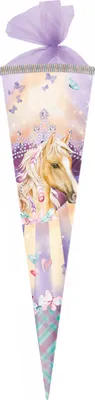 Produktbild von Herlitz Schultüte / Zuckertüte / 85cm / eckig / "Pferd"