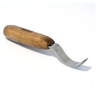 Produktbild von Schnitzmesser für Linkshänder mit Holzgriff