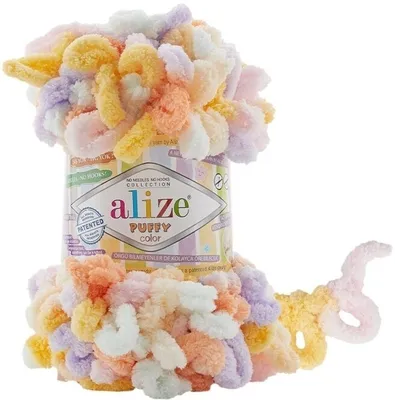 Produktbild von Alize Puffy Color 6520 Strickgarn