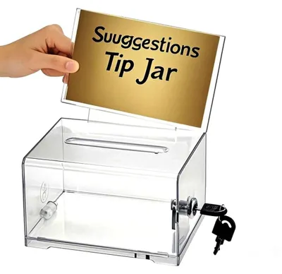 Image de Boîte distributeur en acrylique Solidchoice avec couvercle transparent