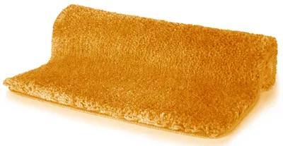Produktbild von Spirella Badteppich Badematte Duschvorleger Mikrofaser Hochflor | flauschig | rutschhemmend | geeignet für Fußbodenheizung | 55x65 cm | Orange