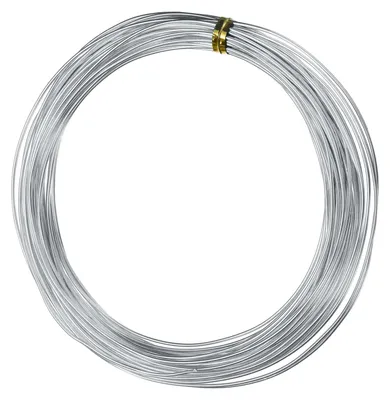 Aluminiumdraht 1 mm, 10 m, flexibel, silber – Basteldraht