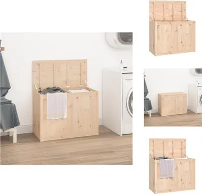 Immagine prodotto di vidaXL Cassettone per la biancheria 88,5x44x66 cm in legno di pino massiccio - Cesti per la biancheria