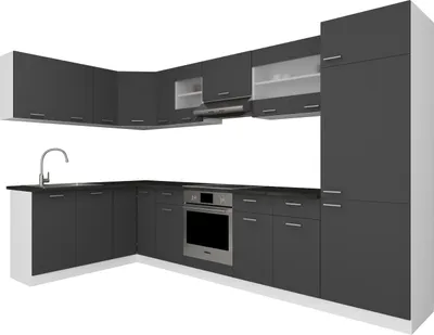 Produktbild von 13-częściowa kuchnia narożna Kuchnia 328 x 178 Esilo