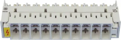 Produktbild von Alantec 3P Blitzschutzmodul für 10 Paare mit Thermoschutz