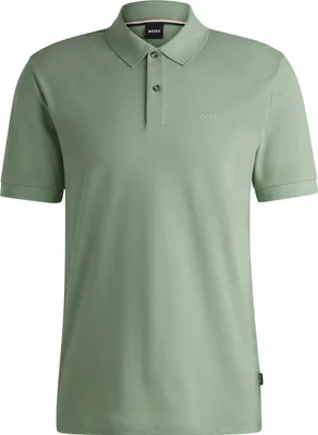 Produktbild von Bonneterie Pallas Poloshirt grün einfarbig