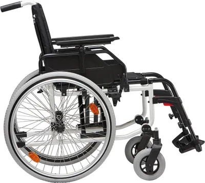 Produktbild von Leichtgewichtrollstuhl CANEO L Kombiarmlehne,PU, elfenbein>>>>SB 45 cm