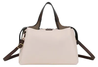 Productafbeelding van Gallantry, handtas van het merk Damen, tweekleurig met rits en contrasterende handgrepen, beige