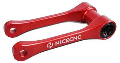 Produktbild von Absenkungslink-Kit, leichtes Aluminium, CNC-bearbeitet, Rot