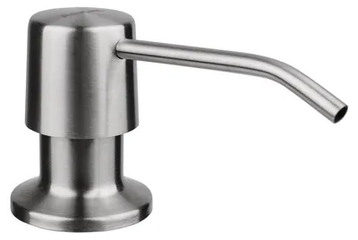 Produktbild von Spülmittelspender mit Edelstahlpumpe, Einbau, 500 ml, gebürstet
