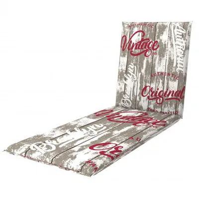 Produktbild von Liegenauflage 195 x 60 x 6 cm 50 % Baumwolle, 50 % Polyester grau