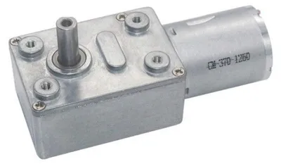 Gleichstrommotor 12V Schneckengetriebe 375 U/min reversibel