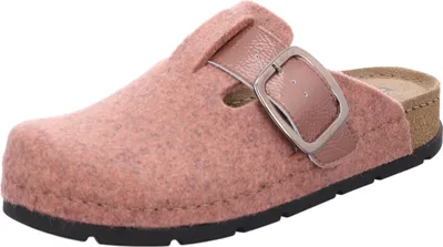 Image de Rohde Pantoufles Femmes Chaussures d'intérieur en feutre Mocassins avec boucle et semelle à mémoire de forme D.Soave 6012, Taille:38 EU, Couleur:Rose