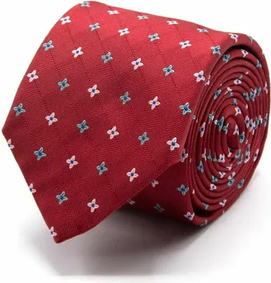 Produktbild von Krawatte für den Herrn, gefertigt aus Seiden-Jacquard mit einem eingewebten Blütenmuster