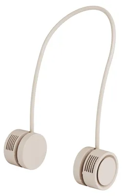 Zdjęcie produktu dla Przenośny wentylator na szyję, ładowanie przez mini USB, bez użycia rąk, bez łopatek, do zawieszenia, z funkcją aromaterapii, do użytku na zewnątrz, morela