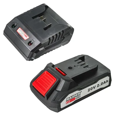 Obrázok produktu pre Sada nabíjačka a akumulátor 20V 2Ah Raider Pro