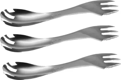 Image de Solex Sophia 3 pièces Méga cuillère SPORK 3 in1 Couverts de camping