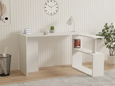 Image de Skye Decor, Cayko- Cayko PUQ, blanc, tables basses, 73,8 x 130 x 50 cm, panneau de particules 100 % mélaminé