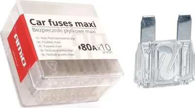 Immagine prodotto di Fusibili auto MAXI 80A, confezione da 10, alta qualità