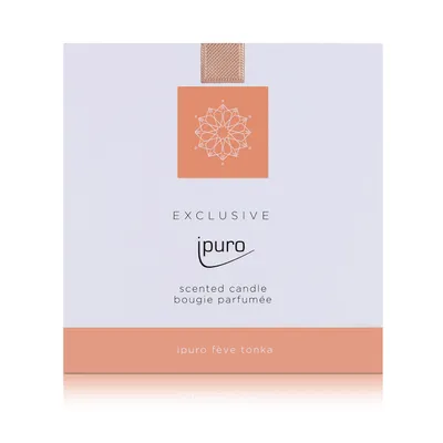 Obrázok produktu pre ipuro EXCLUSIVE fève tonka, Valec, Broskyňa, Heliotrope, Pižmo, Ruže, Santalové drevo, Tonka, Vanilka, 50 h, 1 kusov
