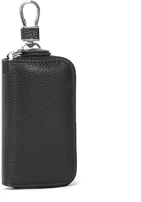 Obrázek produktu pro INF Kožené pouzdro na klíče – bezpečný a stylový organizér klíčů Černá