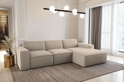 Produktbild von Kaiser Möbel Ecksofa L-Form Siena Stoff Artico Beige Rechts