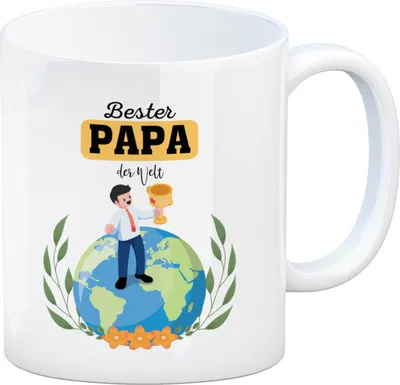 Produktbild von Bester Papa der Welt Kaffeebecher zum Vatertag