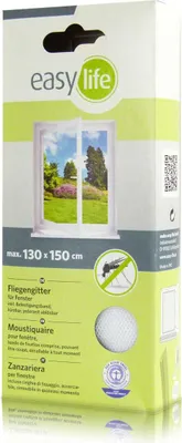 Product packaging for a window mosquito net.