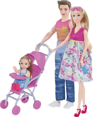 Produktbild von Schwangerschaftspuppe mit Familie 30 cm