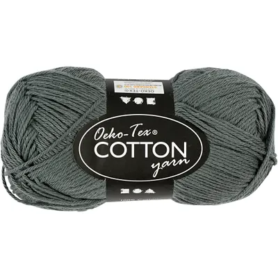 Produktbild von Creativ Company 431190, Handwerk, Grau, Baumwolle, 170 m, 50 g, Maschinenwäsche