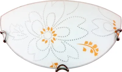 Immagine prodotto di Applique LANA cromata bianca 1xE27x40W vetro, dimensioni: 15x30x9 cm, IP20, Candellux