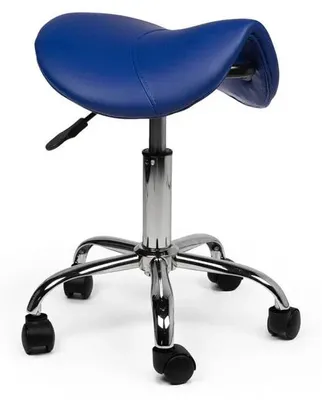 Produktbild von Sattelhocker Blau Auf Räder