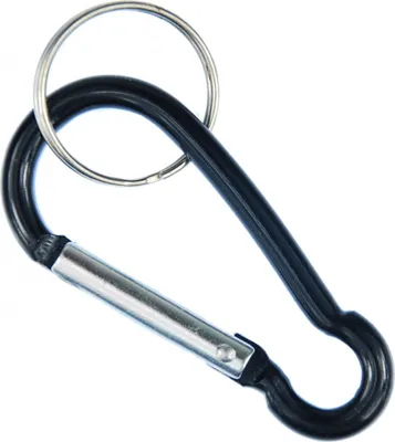 Produktbild von Karabiner Schlüsselanhänger Miniblings Anhänger Schlüsselring Klettern schwarz