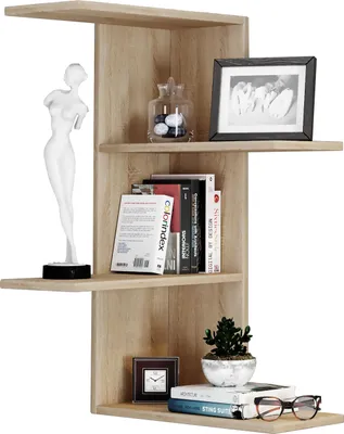 Immagine prodotto di Holz Wandregal Eckregal Regal Balos