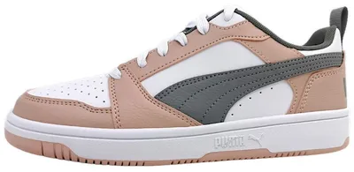 Immagine prodotto di Scarpe sportive Puma Rebound v6 basse, da donna, adatte all'allenamento, con lacci, colore bianco