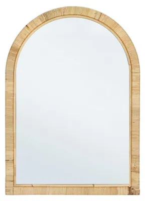 Produktbild von Hakima Natürlicher Rattan-Spiegel mit Bogen 50x70