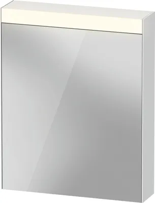 Image de Duravit lumière et miroirs Good Armoire de toilette avec éclairage, 1 porte à miroir, charnière à droite, 610x760x148mm, LM7820R00000000