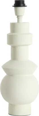 Produktbild von Light & Living - Lampenfüß Esino - Weiß - Ø15cm