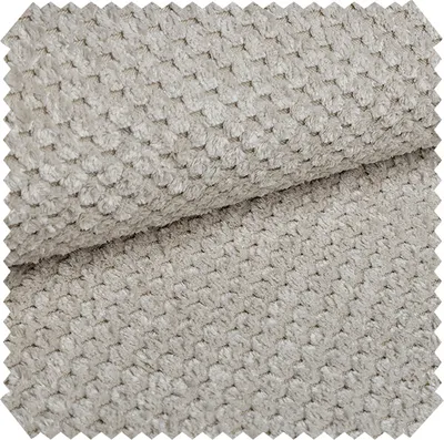 Produktbild von novely® ZEVEN Plüschiger Möbelstoff in Cord-Optik - Ultraweicher Polsterstoff mit Kachelmuster - Extrem Robuster Bezugstoff - Pflegeleichte Meterware 1lfm - Farbe: 02 Beige