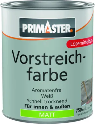 Produktbild von Primaster Vorstreichfarbe 750 ml weiß matt