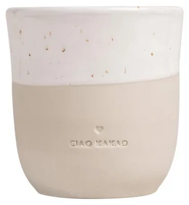 Produktbild von Eulenschnitt Becher Ciao Kakao beige 0,32l
