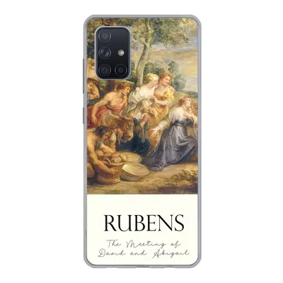 Produktbild von MuchoWow® Handyhülle Schutzhülle Hülle für Samsung Galaxy A51 Rubens - Kunst - Die Begegnung von David und Abigail Silikon Softcase Handy Hülle - Schutzabdeckung