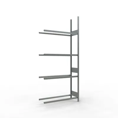 Produktbild von Räderanbauregal 2750x1200x400 mm - 4 Ebenen á 1200 mm, verzinkt