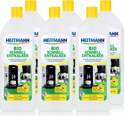Produktbild von Heitmann Schnell Entkalker 250ml - Reinigung von Kaffeemaschinen (6er Pack)