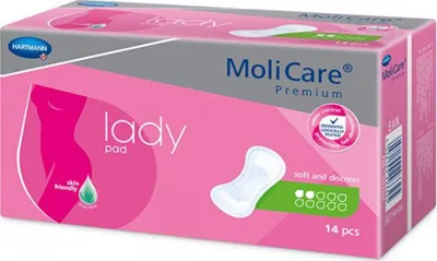 Obrázok produktu pre Lady 2 kvapky absorpčná schopnosť 300 ml 14 ks