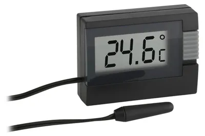 Productafbeelding van Digitale Thermometer met Waterdichte Kabelsonde voor Binnen- en Buitentemperatuur