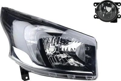 Immagine prodotto di Johns, fari alogeni anteriori adatti per Opel Vivaro 06/14- H4 destro + fendinebbia. 4422459 95517042 95527866 4422780 0006000618053 2615000Q0A 600